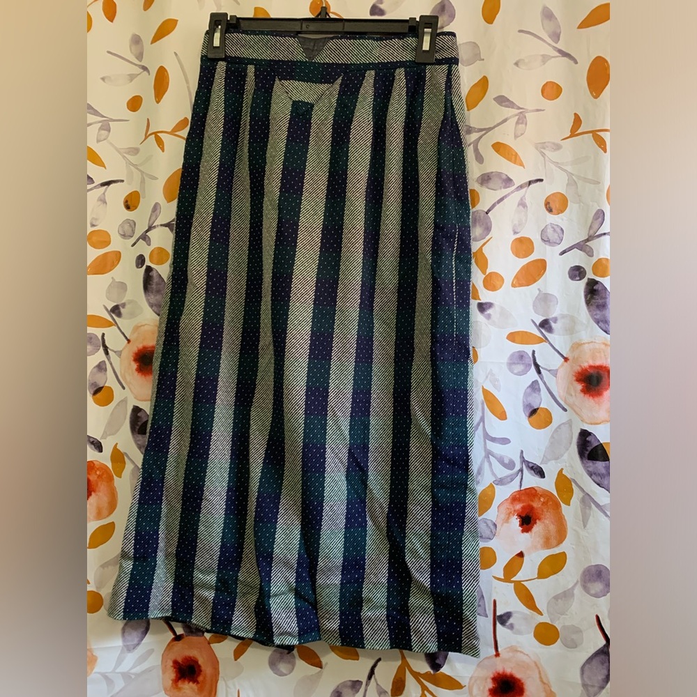 Simon Chang Vintage Striped Maxi Skirt Sz 6